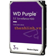 Ổ cứng WD33PURZ WD HDD Purple 3TB 3.5" SATA 3/ 256MB Cache/ 5400RPM (Màu tím)